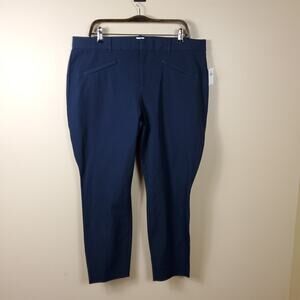 Gap Curvy Skinny Ankle Pants in Navy Size 18